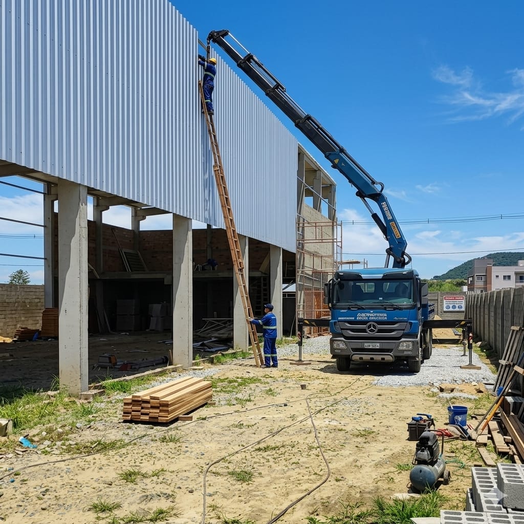 Galpão Pré-Moldado Industrial de Concreto